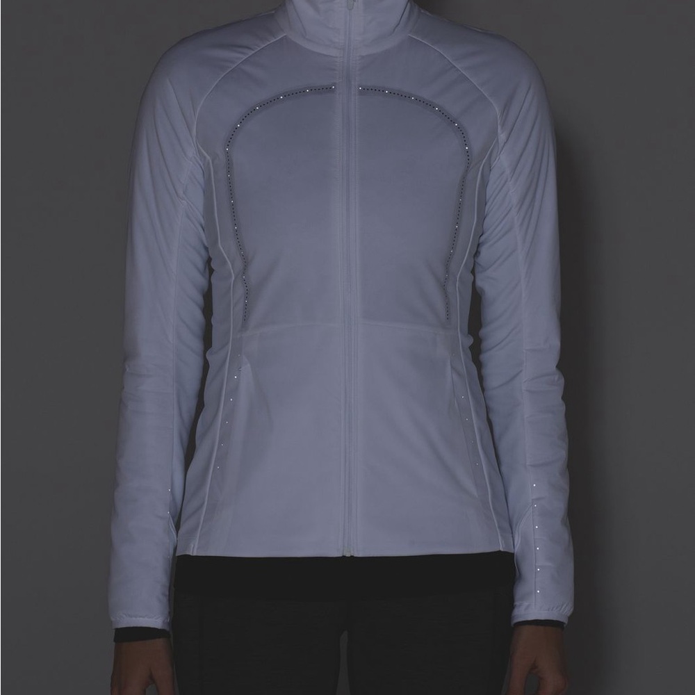 Lululemon White Run For Cold Jacket - Picture 2 of 16